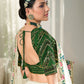 Rajwada Women White Semi Stitched Lehenga With  Unstitched Blouse
