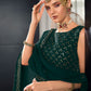 Rajwada Women Green Semi Stitched Lehenga With  Unstitched Blouse