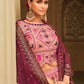 Rajwada Women Pink Semi Stitched Lehenga With  Unstitched Blouse