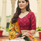 Rajwada Women White Semi Stitched Lehenga With  Unstitched Blouse