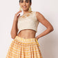 Rajwada Women Elegant Yellow Art Silk Semi-Stitched Lehenga Choli