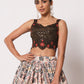Rajwada Women Elegant White Art Silk Semi-Stitched Lehenga Choli