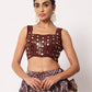 Rajwada Women Elegant Maroon Art Silk Semi-Stitched Lehenga Choli