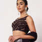 Rajwada Women Elegant Violet Art Silk Semi-Stitched Lehenga Choli