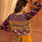 Mustard Viscose Rayon Embroidered  Stitched Lehenga Choli