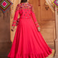 Pink Viscose Rayon Embroidered  Stitched Lehenga Choli