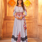 Lavender Viscose Rayon Embroidered  Stitched Lehenga Choli