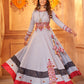 Lavender Viscose Rayon Embroidered  Stitched Lehenga Choli