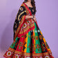 Multicolor Cotton Printed  Stitched Lehenga Choli