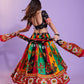 Multicolor Cotton Printed  Stitched Lehenga Choli