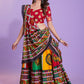 Multicolor Cotton Printed  Stitched Lehenga Choli