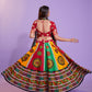 Multicolor Cotton Printed  Stitched Lehenga Choli