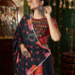 Rajwada Black Cotton Blend Printed Stitched Lehenga With Blouse For Women