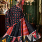 Rajwada Black Cotton Blend Printed Stitched Lehenga With Blouse For Women