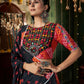 Rajwada Black Cotton Blend Printed Stitched Lehenga With Blouse For Women