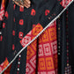 Rajwada Black Cotton Blend Printed Stitched Lehenga With Blouse For Women