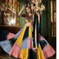 Rajwada Multicolor Cotton Blend Printed Stitched Lehenga With Blouse For Women