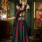 Rajwada Multicolor Cotton Blend Printed Stitched Lehenga With Blouse For Women