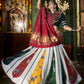 Rajwada Multicolor Cotton Blend Printed Stitched Lehenga With Blouse For Women