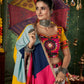 Rajwada Multicolor Cotton Blend Printed Stitched Lehenga With Blouse For Women