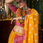 Rajwada Multicolor Cotton Blend Printed Stitched Lehenga With Blouse For Women