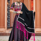 Rajwada Multicolor Rayon Embroidered Stitched Lehenga With Blouse For Women