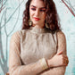 Rajwada Women Designer Beige Net Semi Stitched Gown