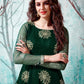 Rajwada Women Designer Green Net Semi Stitched Gown