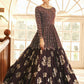 Rajwada Women Designer Multicolor Blend Georgette Semi Stitched Gown