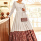 Rajwada Women Designer Multicolor Georgette Semi Stitched Gown