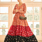 Rajwada Women Designer Multicolor Georgette Semi Stitched Gown