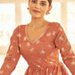 Rajwada Women Designer Multicolor Georgette Semi Stitched Gown