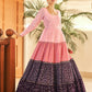 Rajwada Women Designer Multicolor Georgette Semi Stitched Gown