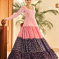 Rajwada Women Designer Multicolor Georgette Semi Stitched Gown