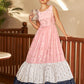 Rajwada Women Designer Multicolor Georgette Semi Stitched Gown