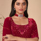 Rajwada Women Classy Maroon Georgette Stitched Salwar Suit