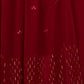 Rajwada Women Classy Maroon Georgette Stitched Salwar Suit