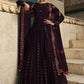 Rajwada Women Designer Violet Georgette Semi Stitched Gown