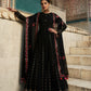 Rajwada Women Designer Black Georgette Semi Stitched Gown