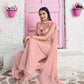 Rajwada - Peach Georgette Embroidered Stitched Salwar Suit