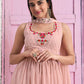 Rajwada - Peach Georgette Embroidered Stitched Salwar Suit