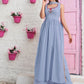 Rajwada - Blue Georgette Embroidered Stitched Salwar Suit
