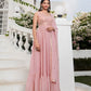 Rajwada - Pink Georgette Embroidered Stitched Salwar Suit