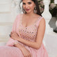 Rajwada - Pink Georgette Embroidered Stitched Salwar Suit