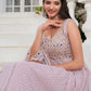 Rajwada - Lavender Georgette Embroidered Stitched Salwar Suit