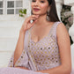 Rajwada - Lavender Georgette Embroidered Stitched Salwar Suit
