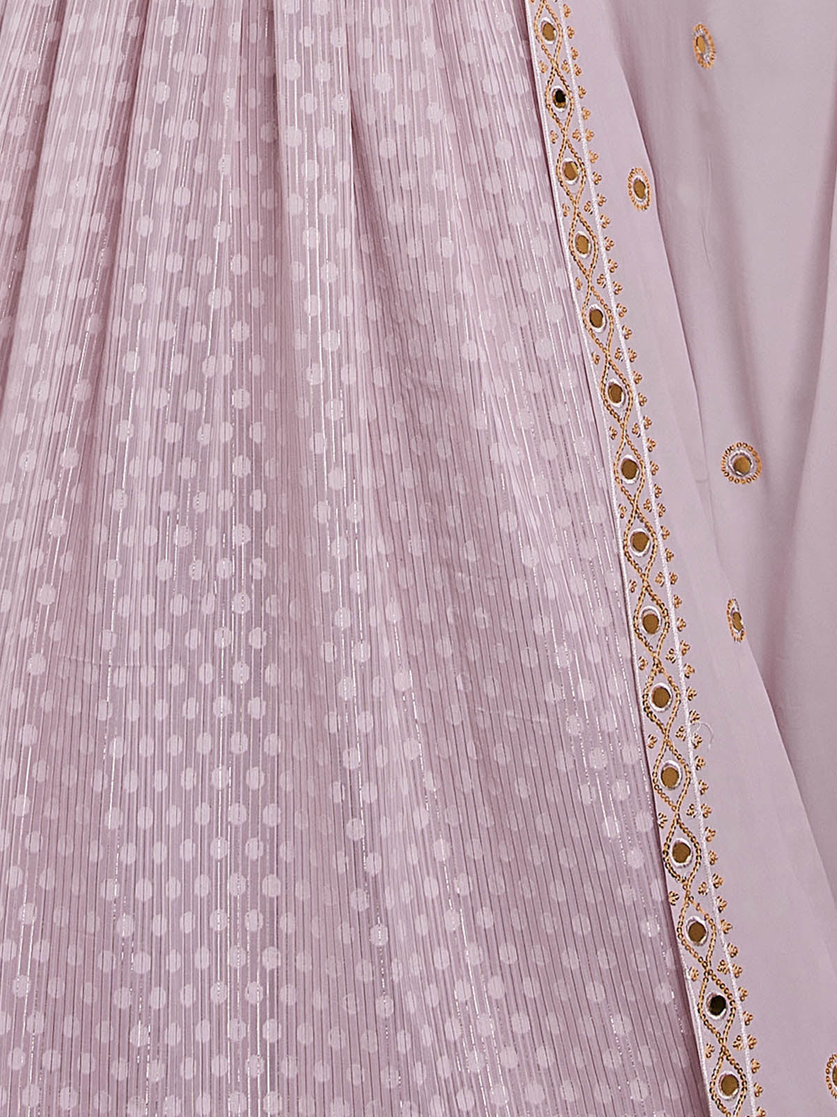 Rajwada - Lavender Georgette Embroidered Stitched Salwar Suit