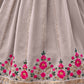 Rajwada - Grey Georgette Semi Stitched Palazzo Suit