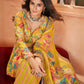 Rajwada Yellow Silk Blend Printed Stitched Kurta Set For Women