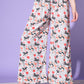 Rajwada - White Floral Printed Crepe Stitched Co Ord Set